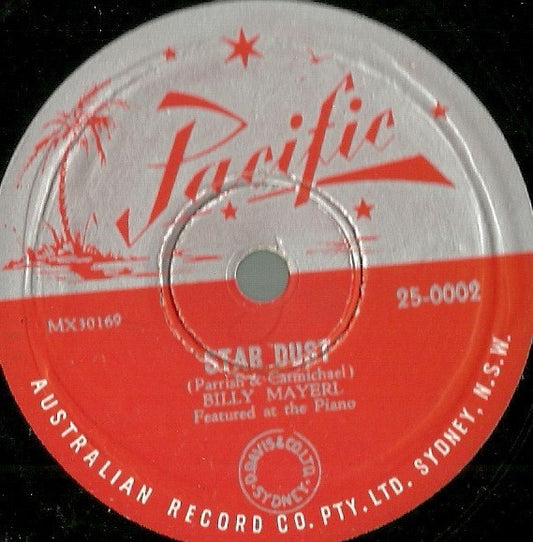 Billy Mayerl : Star Dust / Song Of The Fir Tree (Shellac, 10")