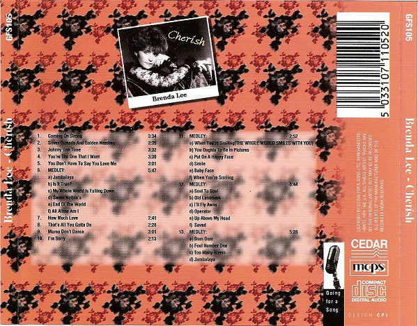 Brenda Lee : Cherish (CD, Comp)