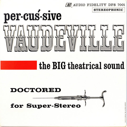 Harry Breuer & Orchestra : Percussive Vaudeville (LP, Album, Gat)