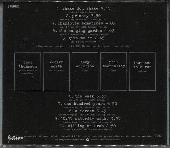 The Cure : Concert - The Cure Live (CD, Album)