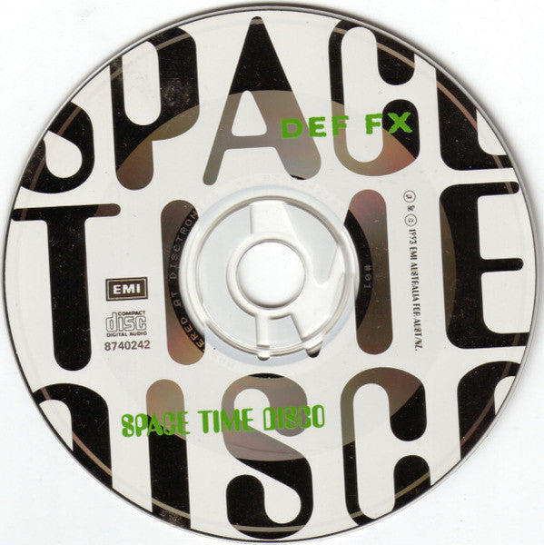 Def FX : Space Time Disco (CD, Single)