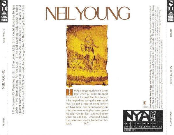 Neil Young : Neil Young (HDCD, Album, RE, RM)