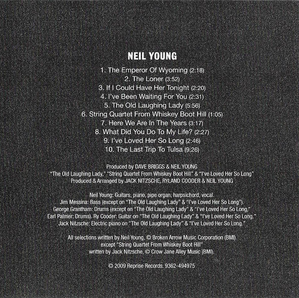 Neil Young : Neil Young (HDCD, Album, RE, RM)