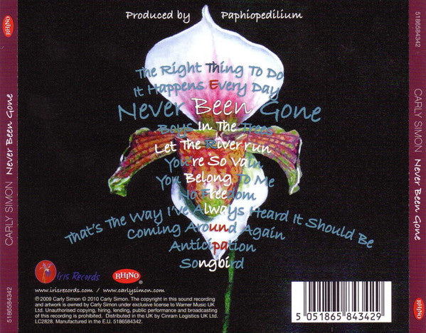 Carly Simon : Never Been Gone (CD, Album)