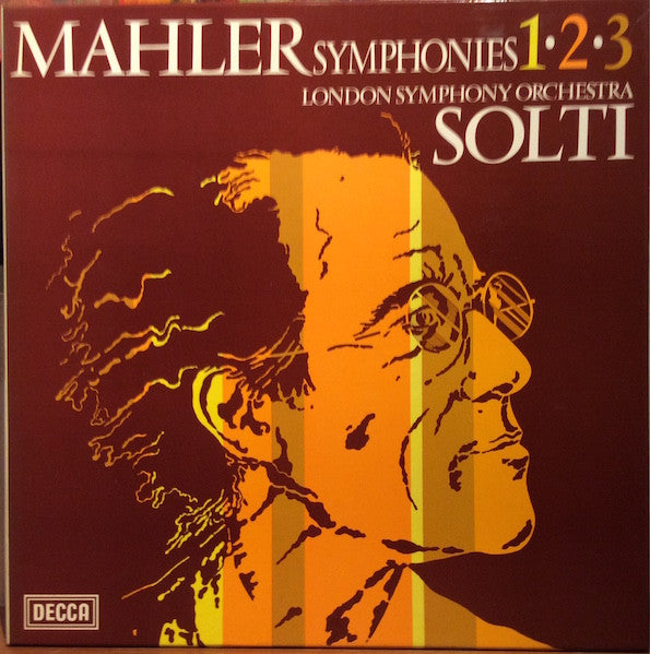 Gustav Mahler / London Symphony Orchestra, Georg Solti : Symphonies 1, 2 & 3 (5xLP + Box, Comp)
