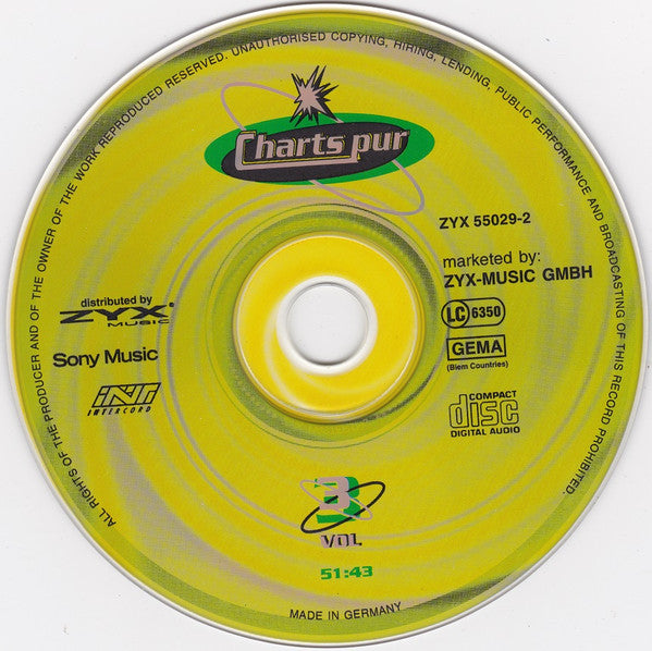 Various : Charts Pur Vol. 3 (CD, Comp)