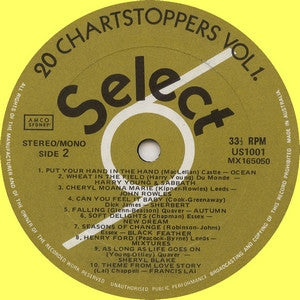 Various : 20 Chartstoppers Vol 1. (LP, Comp, Mono)