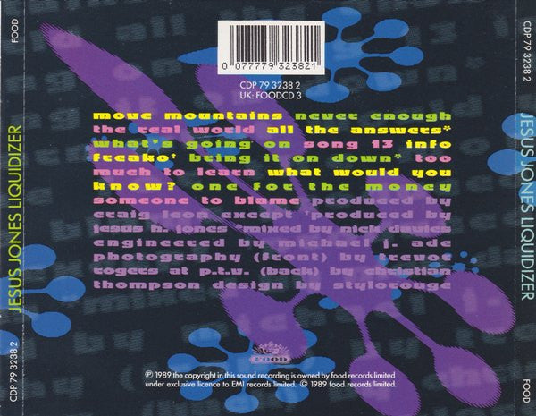 Jesus Jones : Liquidizer (CD, Album)