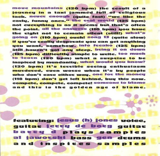 Jesus Jones : Liquidizer (CD, Album)