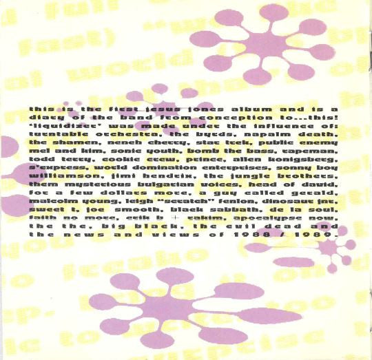 Jesus Jones : Liquidizer (CD, Album)