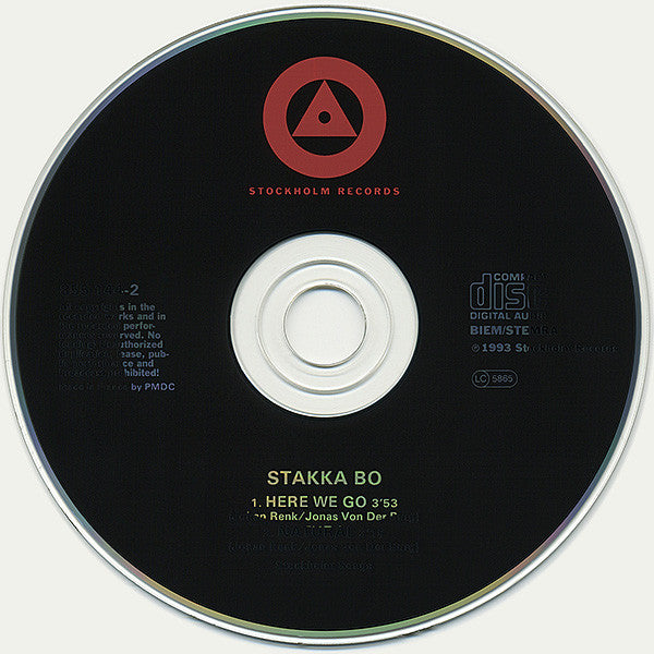 Stakka Bo : Here We Go (CD, Single)