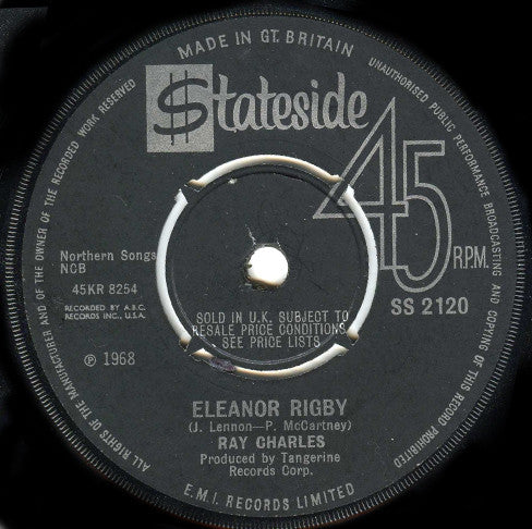 Ray Charles : Eleanor Rigby (7")