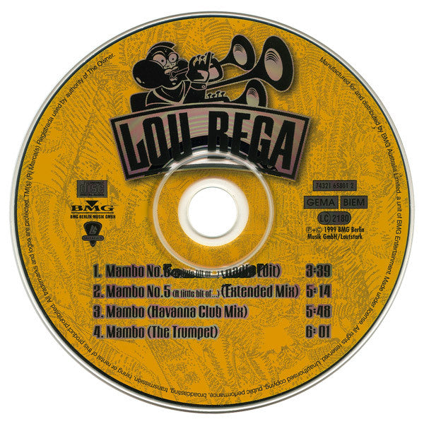 Lou Bega : Mambo No.5 (A Little Bit Of...) (CD, Maxi)