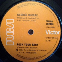 George McCrae : Rock Your Baby (7", Single)