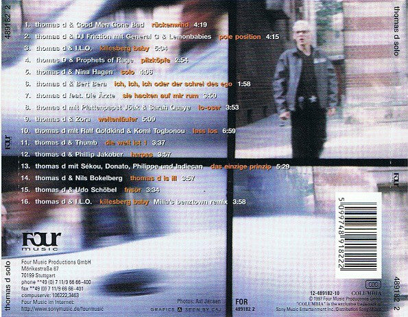 Thomas D : Solo (CD, Album)
