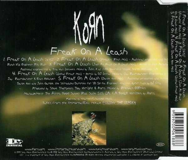 Korn : Freak On A Leash (CD, Maxi)