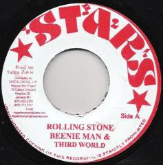 Beenie Man & Third World : Rolling Stone (7", RE)