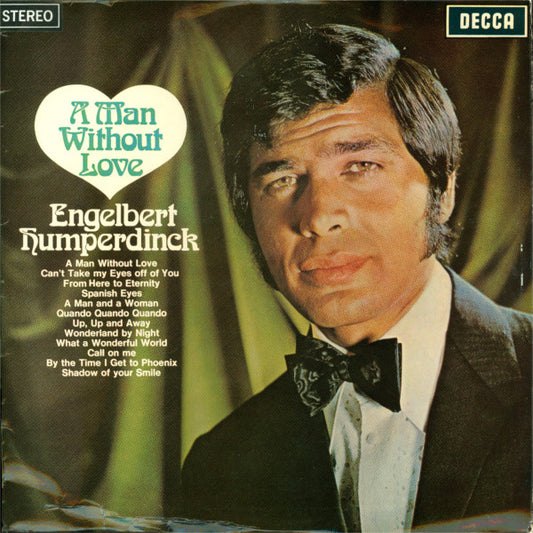 Engelbert Humperdinck : A Man Without Love (LP, Album)