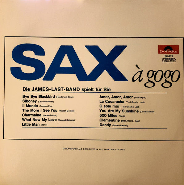 James Last : Sax À Gogo (LP, Album)