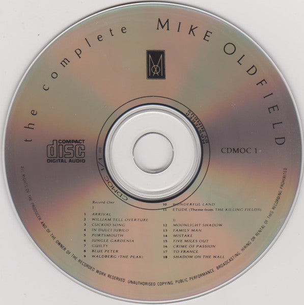 Mike Oldfield : The Complete Mike Oldfield (2xCD, Comp)