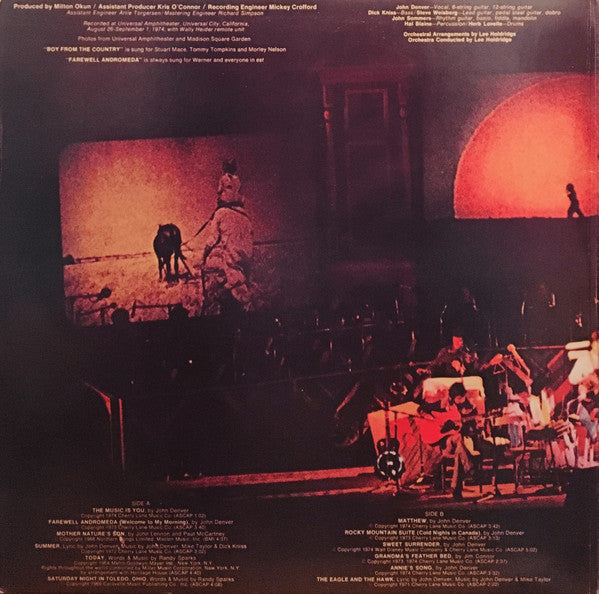 John Denver : An Evening With John Denver (2xLP, Album, Gat)