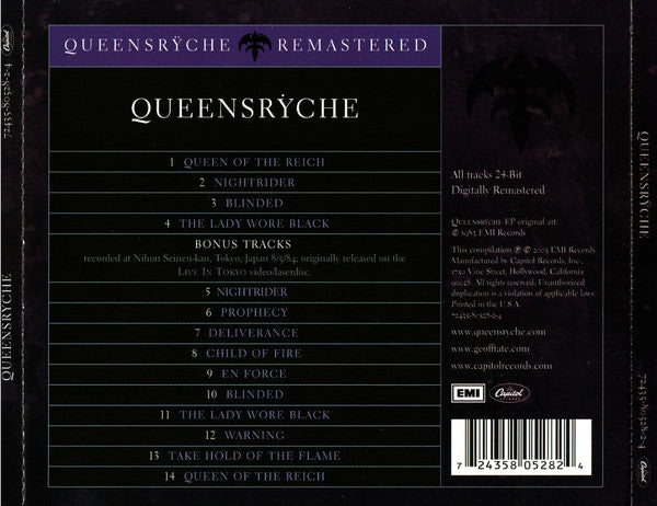 Queensrÿche : Queensrÿche (CD, EP, RE, RM)