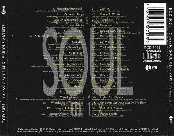 Various : Classic Soul Mix (CD, Comp)