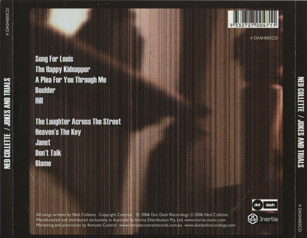 Ned Collette : Jokes And Trials (CD, Album)