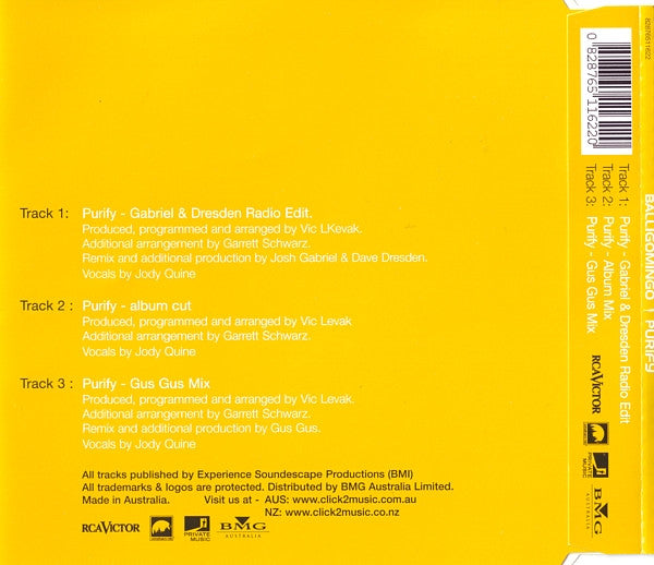 Balligomingo : Purify (CD, Maxi)