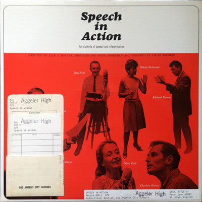 Scott, Foresman And Company : Speech In Action (LP)