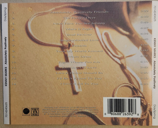 Kenny Marks : Absolutely Positively (CD, Comp)