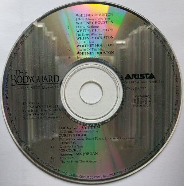 Various : The Bodyguard (Original Soundtrack Album) (CD, Album, Dis)