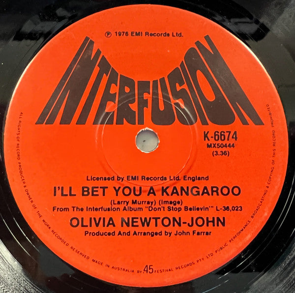 Olivia Newton-John : Sam (7", Single)