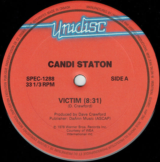Candi Staton / Fern Kinney : Victim / Groove Me (12")