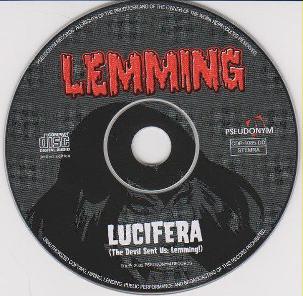Lemming : Lucifera (The Devil Sent Us: Lemming!) (CD, Album, Comp, RM)