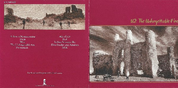 U2 : The Unforgettable Fire (CD, Album)