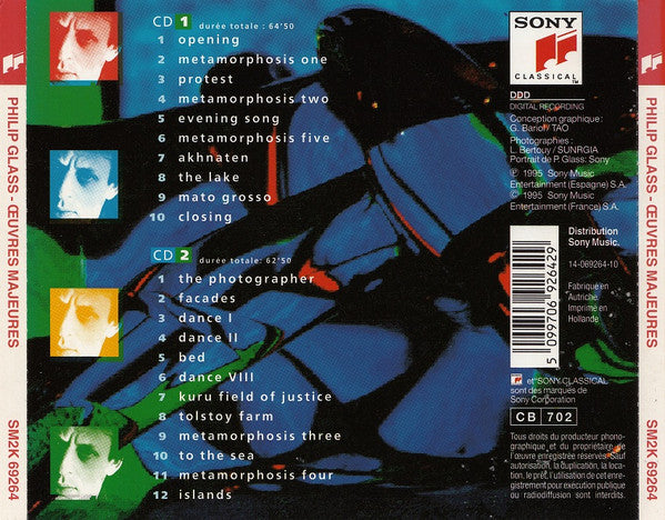 Philip Glass : Oeuvres Majeures (2xCD, Comp)