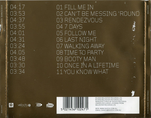 Craig David : Born To Do It (CD, Album)