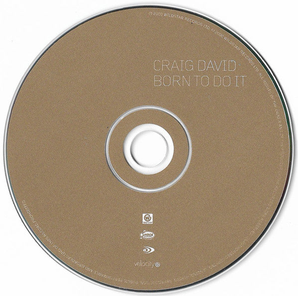 Craig David : Born To Do It (CD, Album)