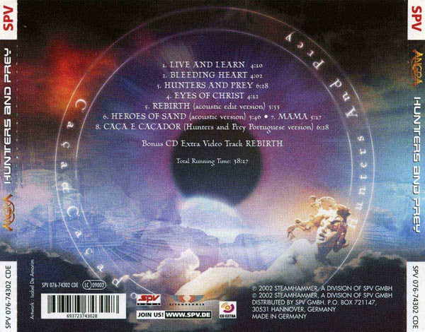 Angra : Hunters And Prey (CD, MiniAlbum, Enh)