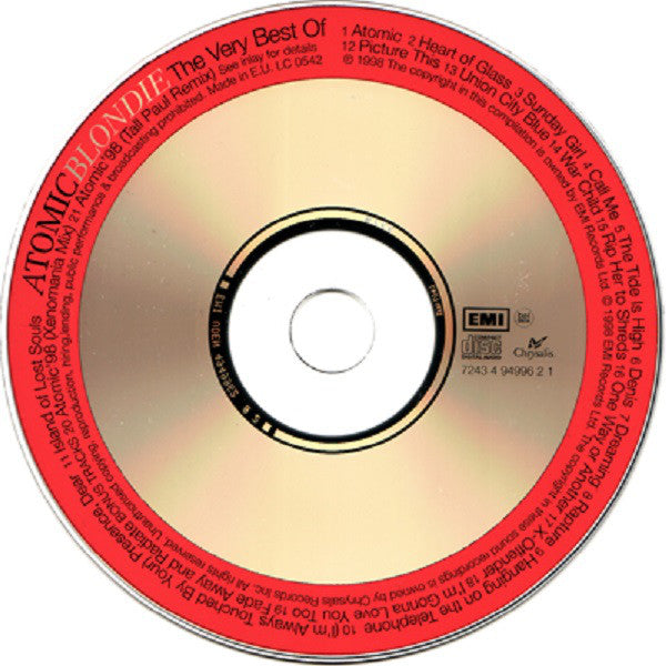 Blondie : Atomic: The Very Best Of Blondie (CD, Comp)