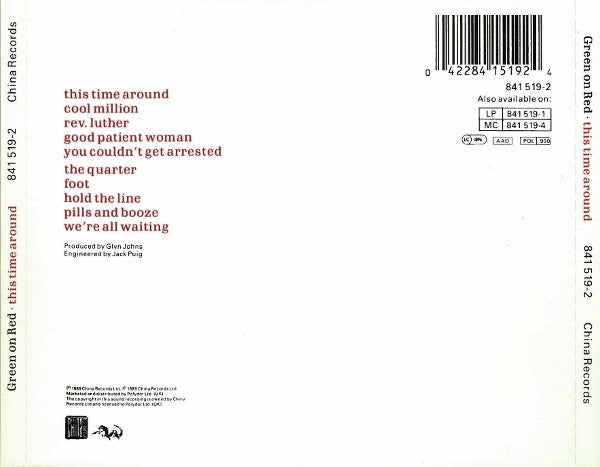 Green On Red : This Time Around (CD, Album)