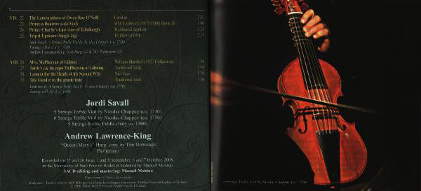Jordi Savall, Andrew Lawrence-King : The Celtic Viol (SACD, Hybrid, Multichannel, Album)