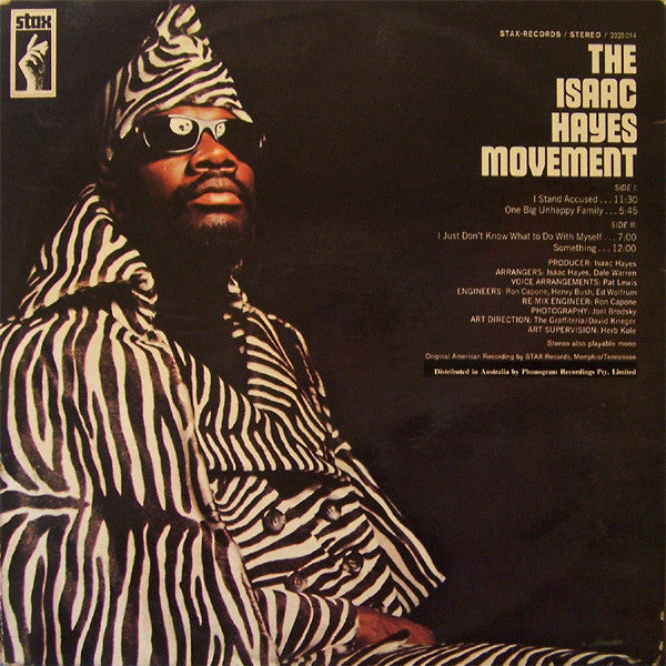 Isaac Hayes : The Isaac Hayes Movement (LP, Album)