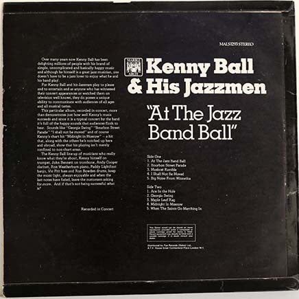 Kenny Ball & His Jazzmen* : At The Jazz Band Ball (LP, Album)
