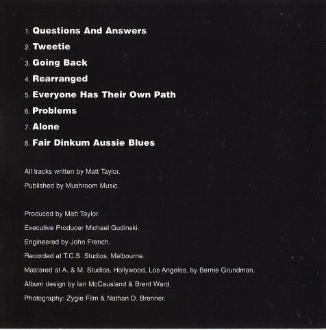 Matt Taylor (3) : Music (CD, Album, RE)