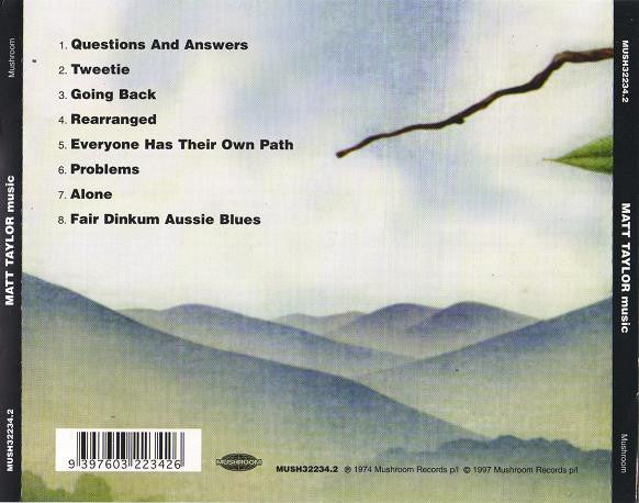 Matt Taylor (3) : Music (CD, Album, RE)