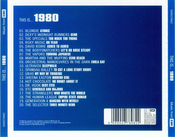 Various : This Is… 1980 (CD, Comp)