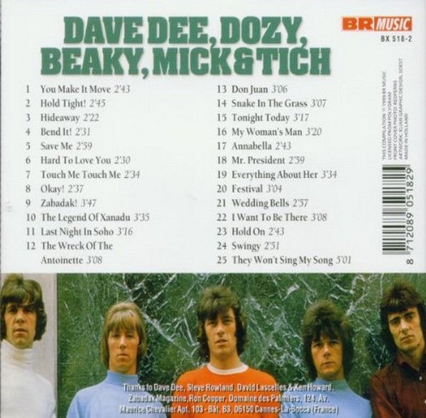 Dave Dee, Dozy, Beaky, Mick & Tich : The Singles (CD, Comp)