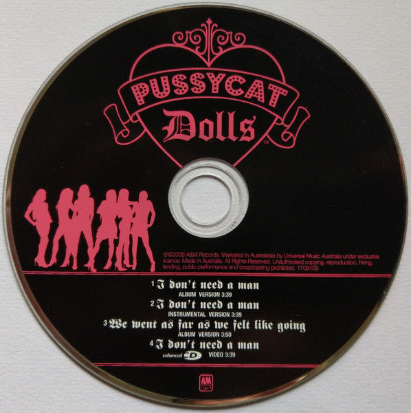 Pussycat Dolls* : I Don't Need A Man (CD, Maxi, Enh)